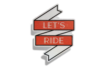 Sticker Réfléchissant Let's Ride - Max and the city