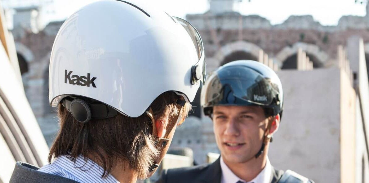 Casque vélo route avec visière