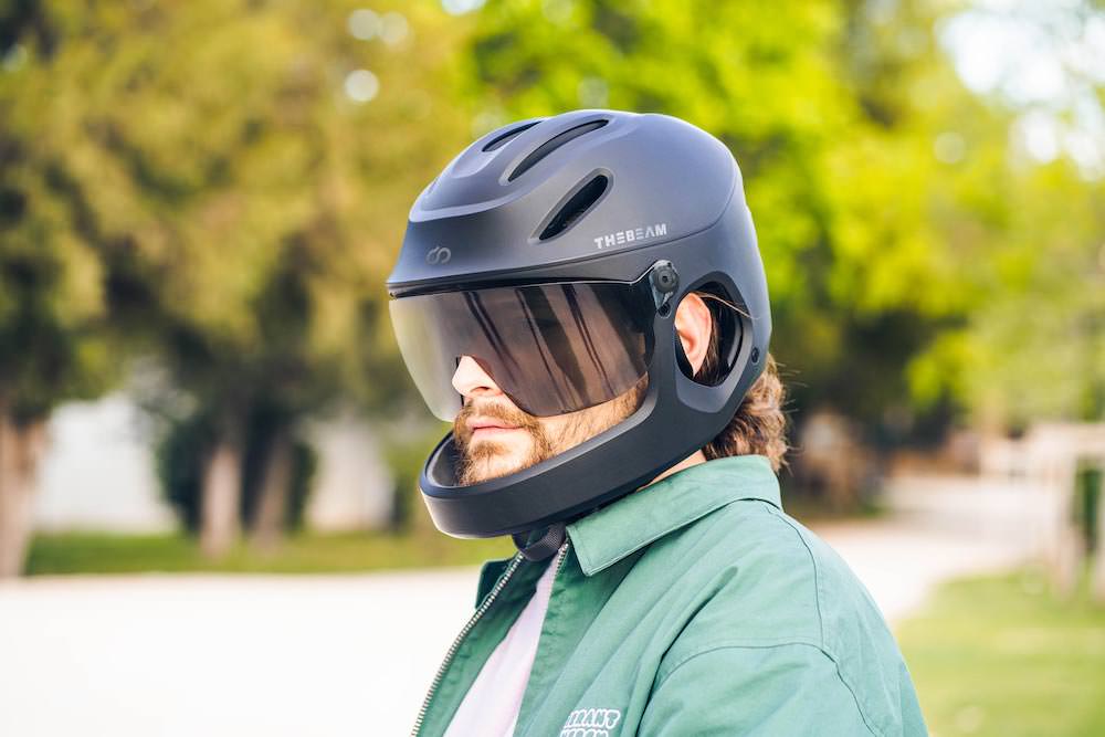 Casque vélo Homme avec visière