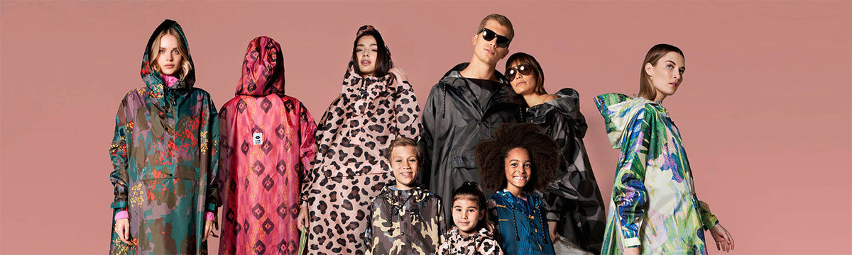 Les ponchos de pluie RainKiss