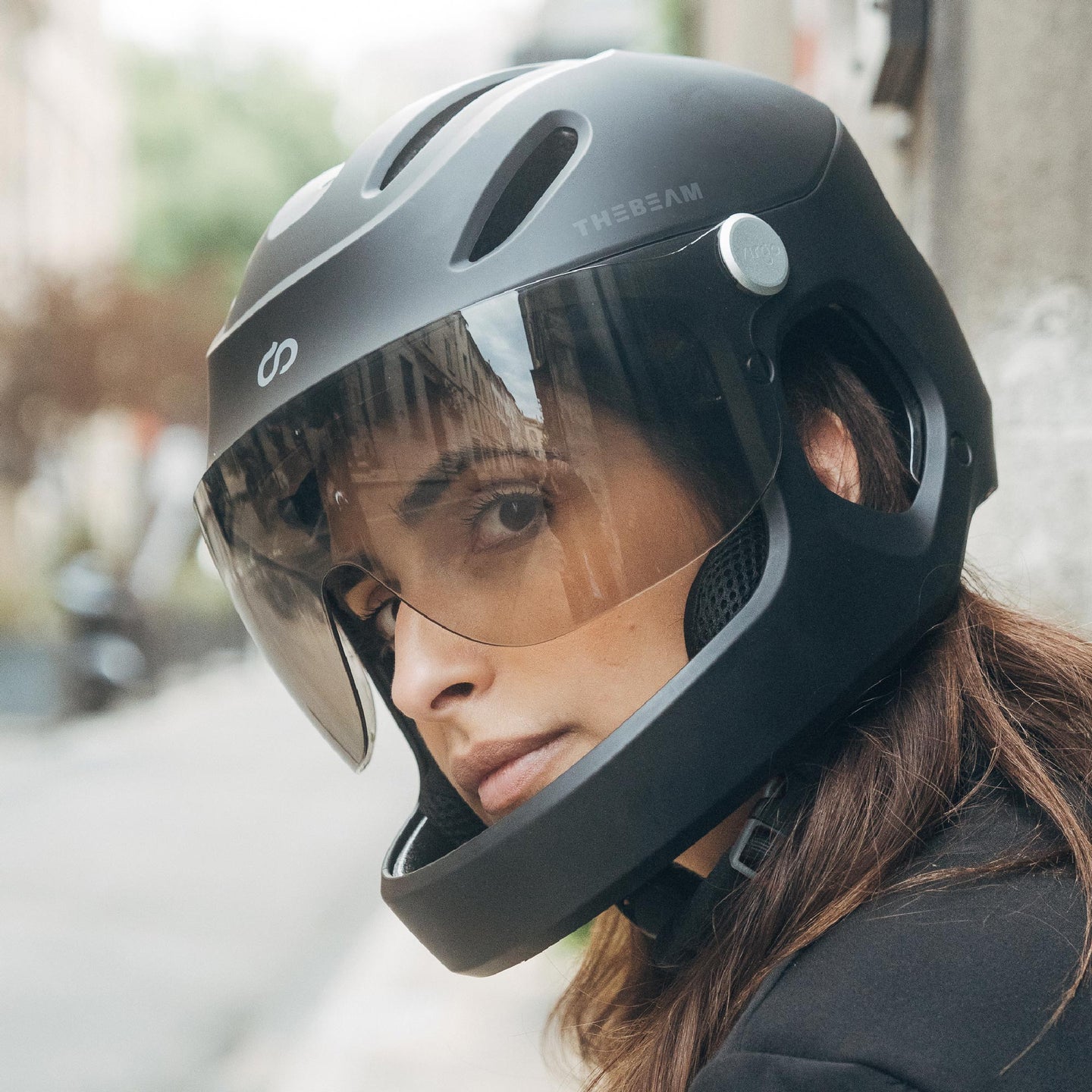 Casque Intégral Casque à Vélo Femme Casque Vélo Urbain Avec