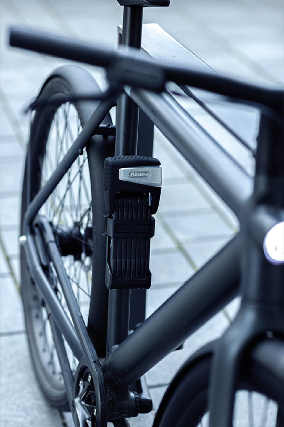 Serrure Vélo Pliante ABUS BORDO™ One 6500A/110 Noire SH RC - Sécurité Renforcée, Neuf