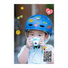 Autocollants réfléchissants vélo Suzon & Suzette - Titouan – Fun – les autocollants posés sur un casque enfant