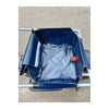 Bac arrière vélo longtail Suzon & Suzette - Bacatail 70 L – Bleu – le bac replie sur le rack