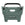 Panier arrière vélo Basil Cento Neo 21 L – Vert Multi System NX – le panier Cento Neo vert, de face