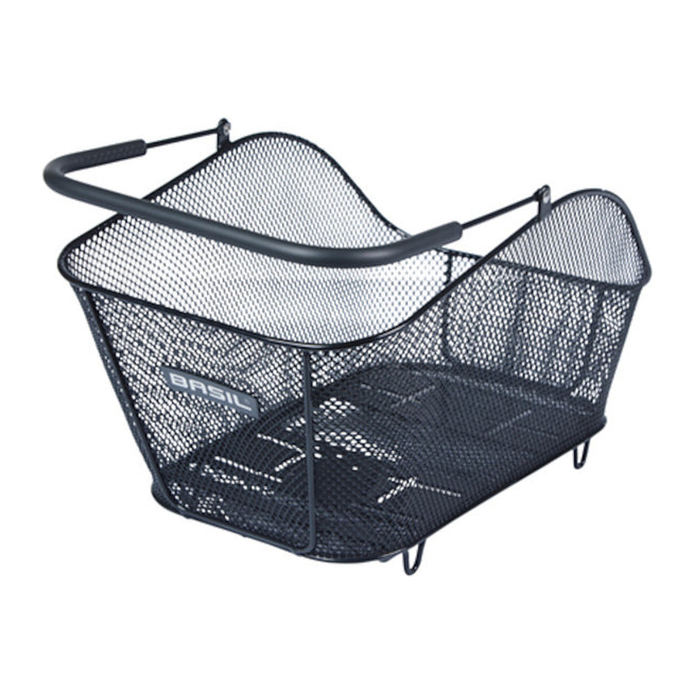 Panier arrière vélo Basil Icon – Icon L NX WSL – le panier Icon L noir, fixation Multi System NX WSL