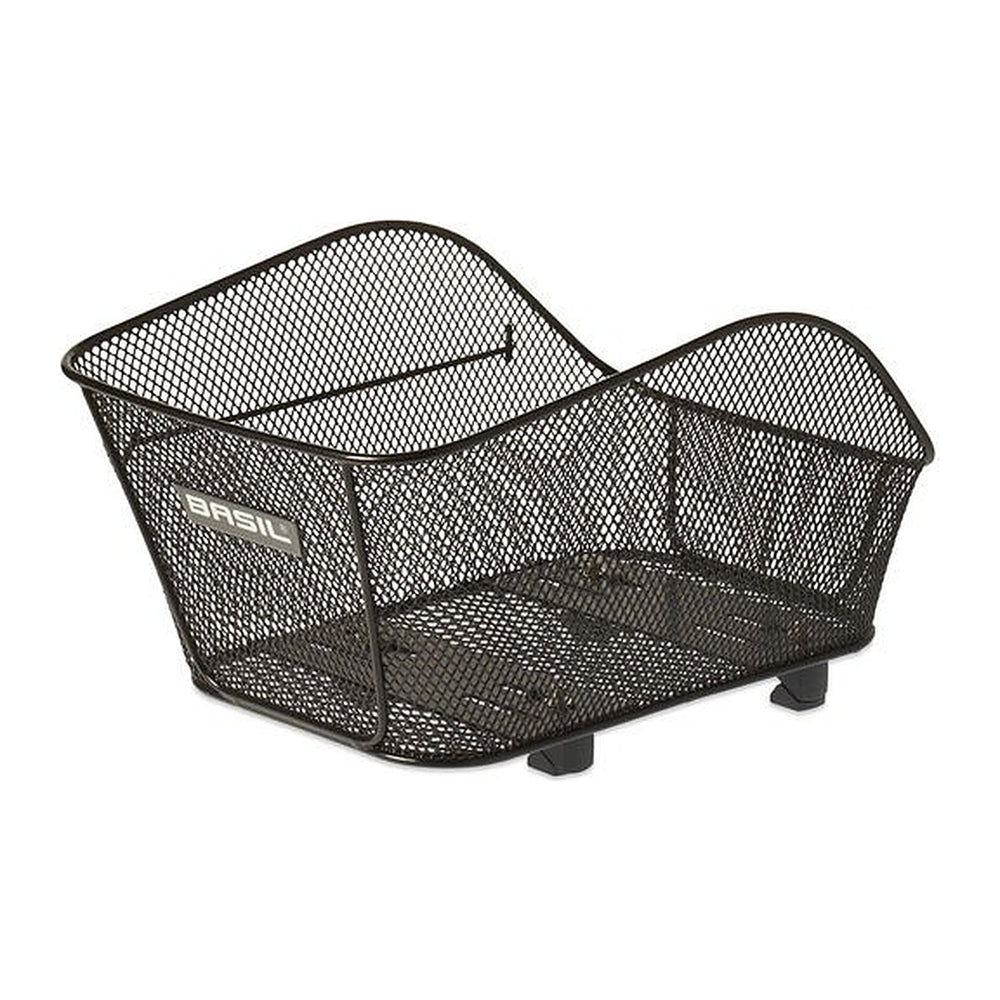 Panier arrière vélo Basil Icon – Icon S WSL – le panier Icon S noir en acier maille fine