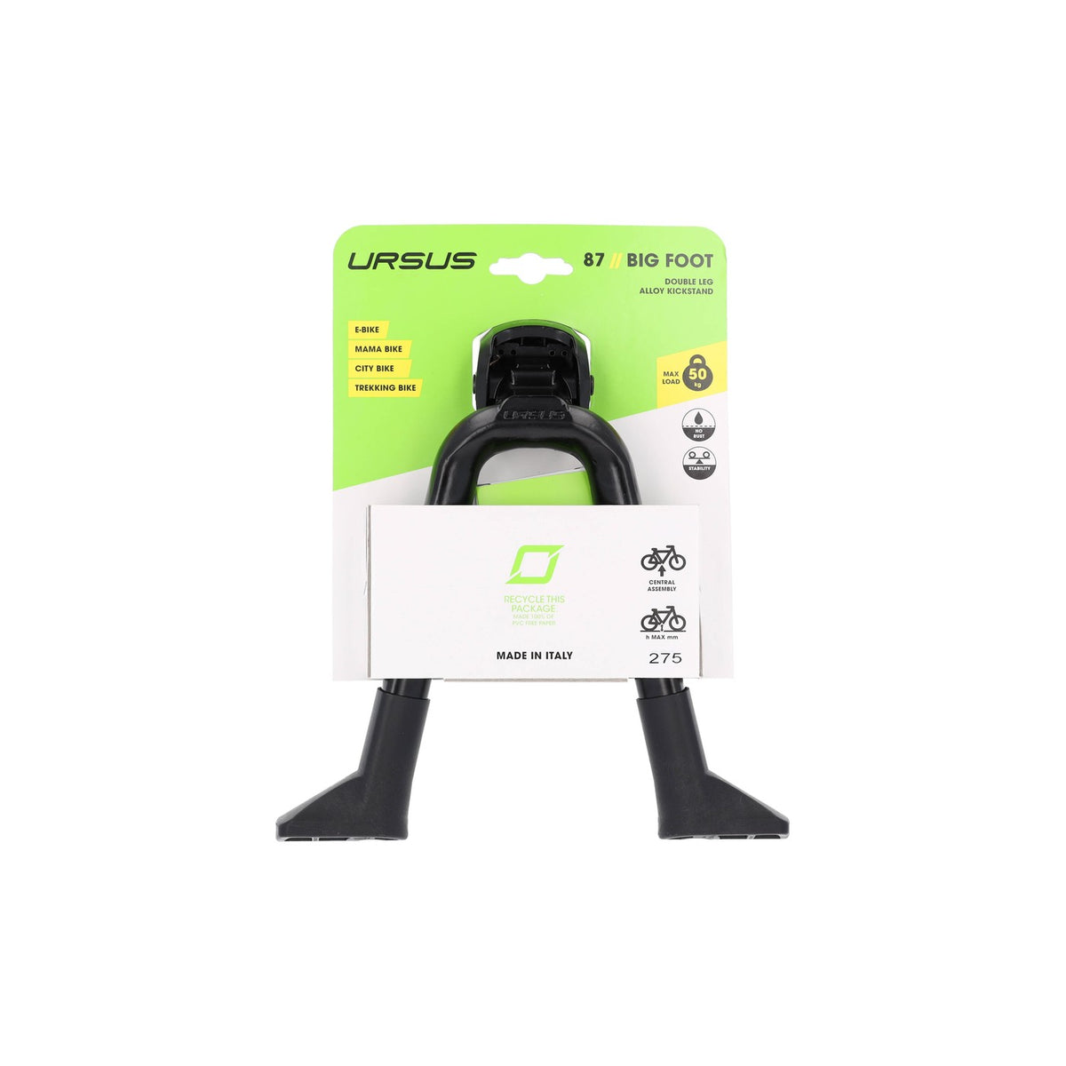Béquille centrale double Ursus Big Foot alu 26 pouces