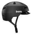 Casque velo Bern Brentwood 2.0 noir mat de profil avec sa visiere