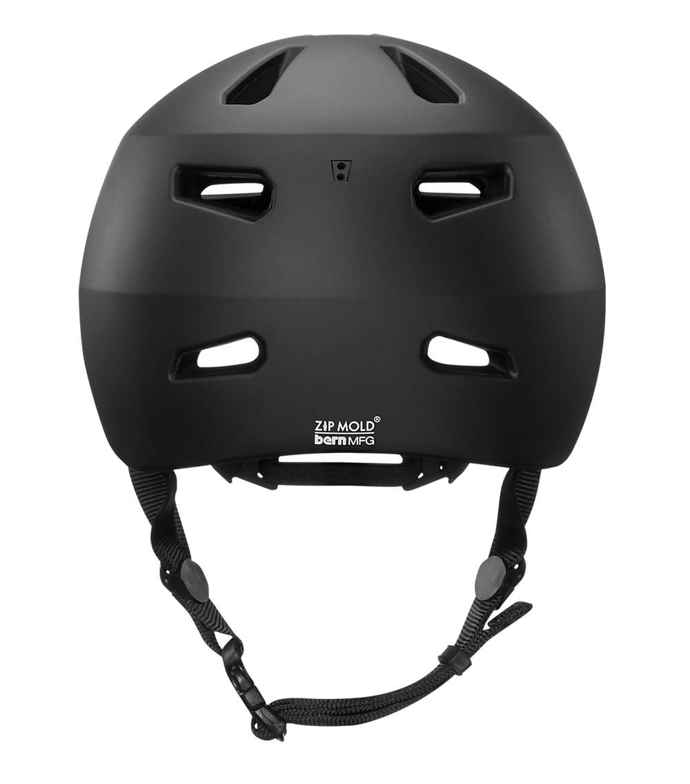 Casque velo Bern Brentwood 2.0 noir mat vu de face