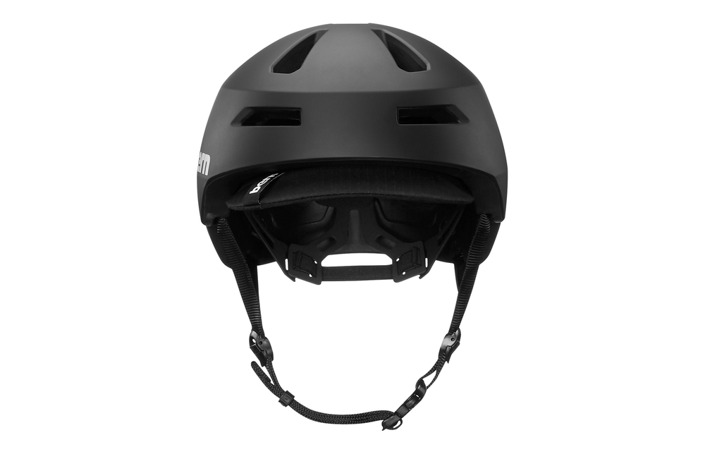 Les aerations du casque Bern Brentwood 2.0 noir mat vues de dessus