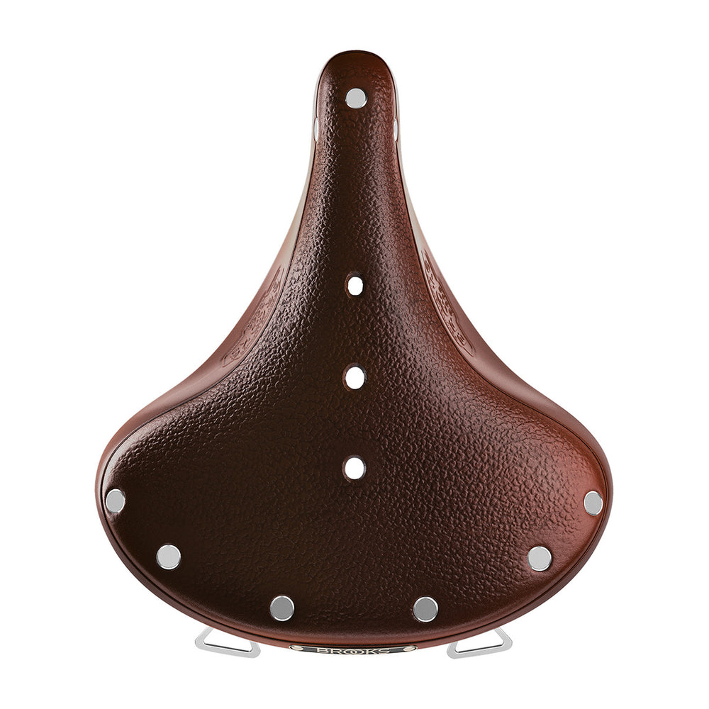 Selle vélo cuir Brooks - B66 Short - Brun antique - vue 5