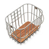 Panier avant vélo Brooks - Hoxton Wire Basket 25 L - Argent - vue 3