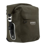 Sacoche de porte-bagage vélo Brooks - Scape Pannier Small 10-13 L - Vert kaki - vue 1