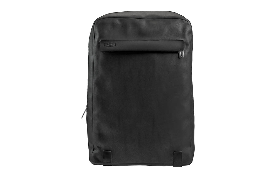 Sac à dos vélo toile et cuir Brooks - Pickzip 20 L - détail 1