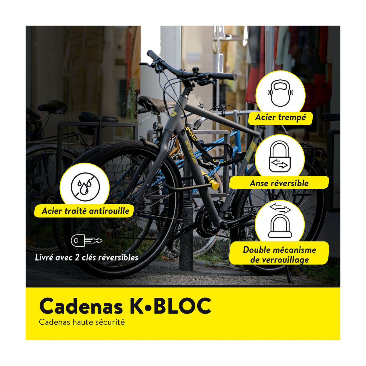 Cadenas Auvray K-Bloc - vue produit