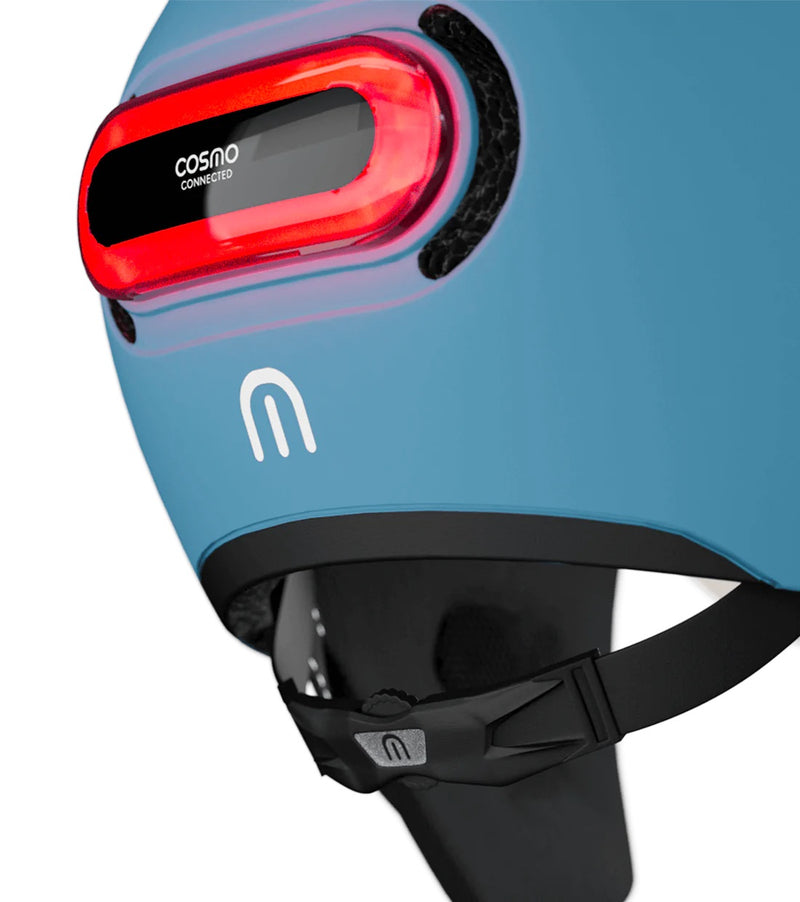 15% sur Casque vélo avec visière Cosmo Fusion Bleu Mat - Casque vélo -  Equipements de sport