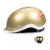 Casque Overade Life Pure Gold vu de profil sur fond blanc