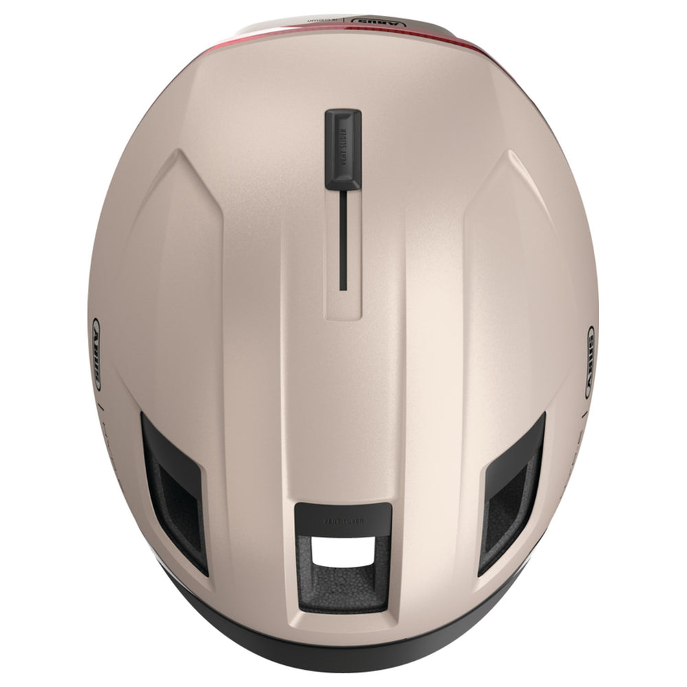 Casque vélo Abus HYP-E coloris Champagne Gold - vue dessus