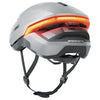 Casque vélo Abus HYP-E coloris Gleam Silver - vue 3/4 arrière
