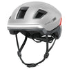 Casque vélo Abus HYP-E coloris Gleam Silver - vue 3/4 avant