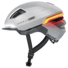 Casque vélo Abus HYP-E coloris Gleam Silver - vue profil
