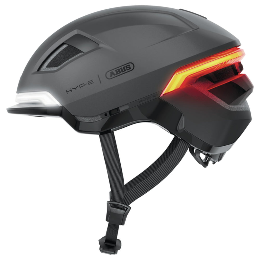 Casque vélo Abus HYP-E coloris Volcano Titan - vue profil