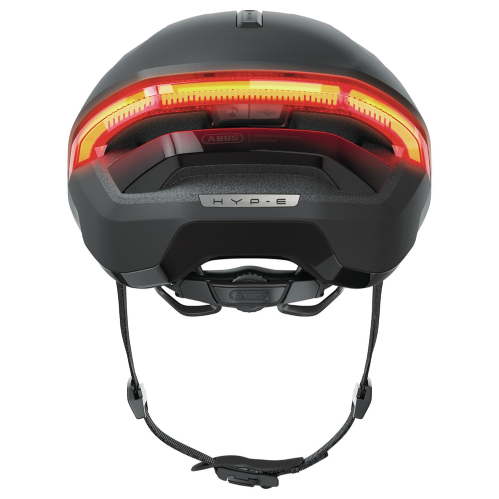 Casque vélo Abus HYP-E coloris Volcano Titan - vue arrière