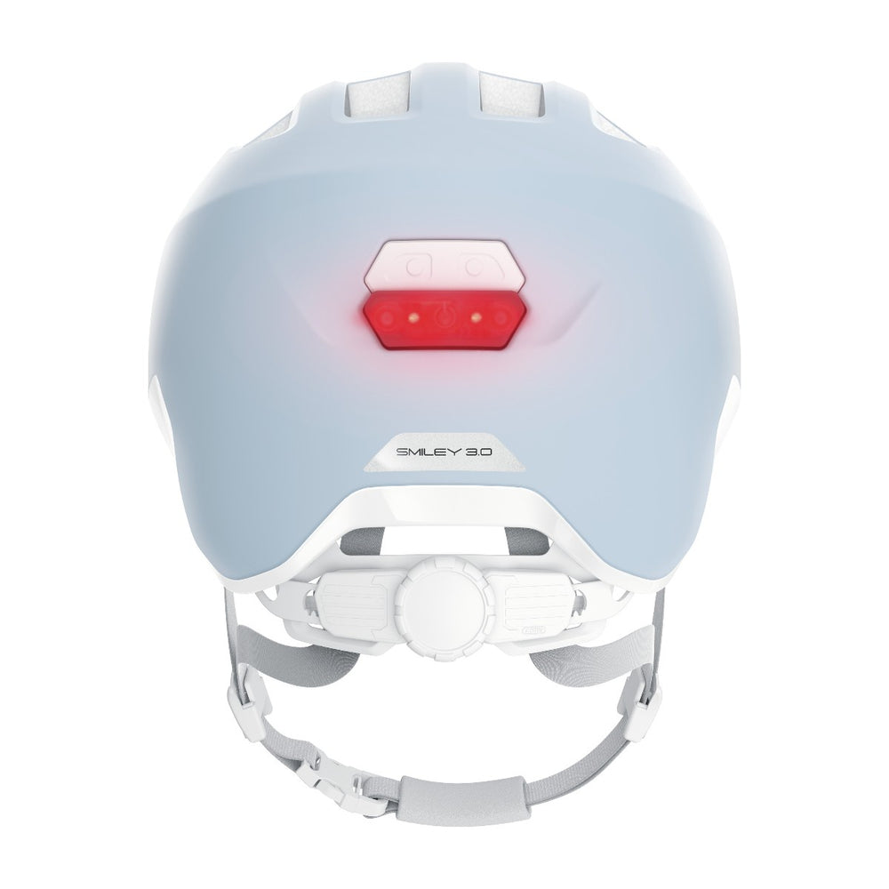 Casque vélo enfant Abus Smiley 3.0 ACE LED Pure Aqua