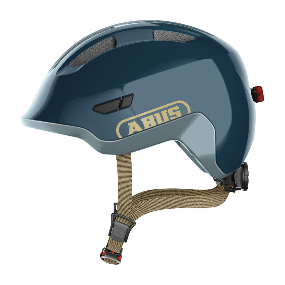 Casque vélo enfant Abus Smiley 3.0 ACE LED Royal Blue