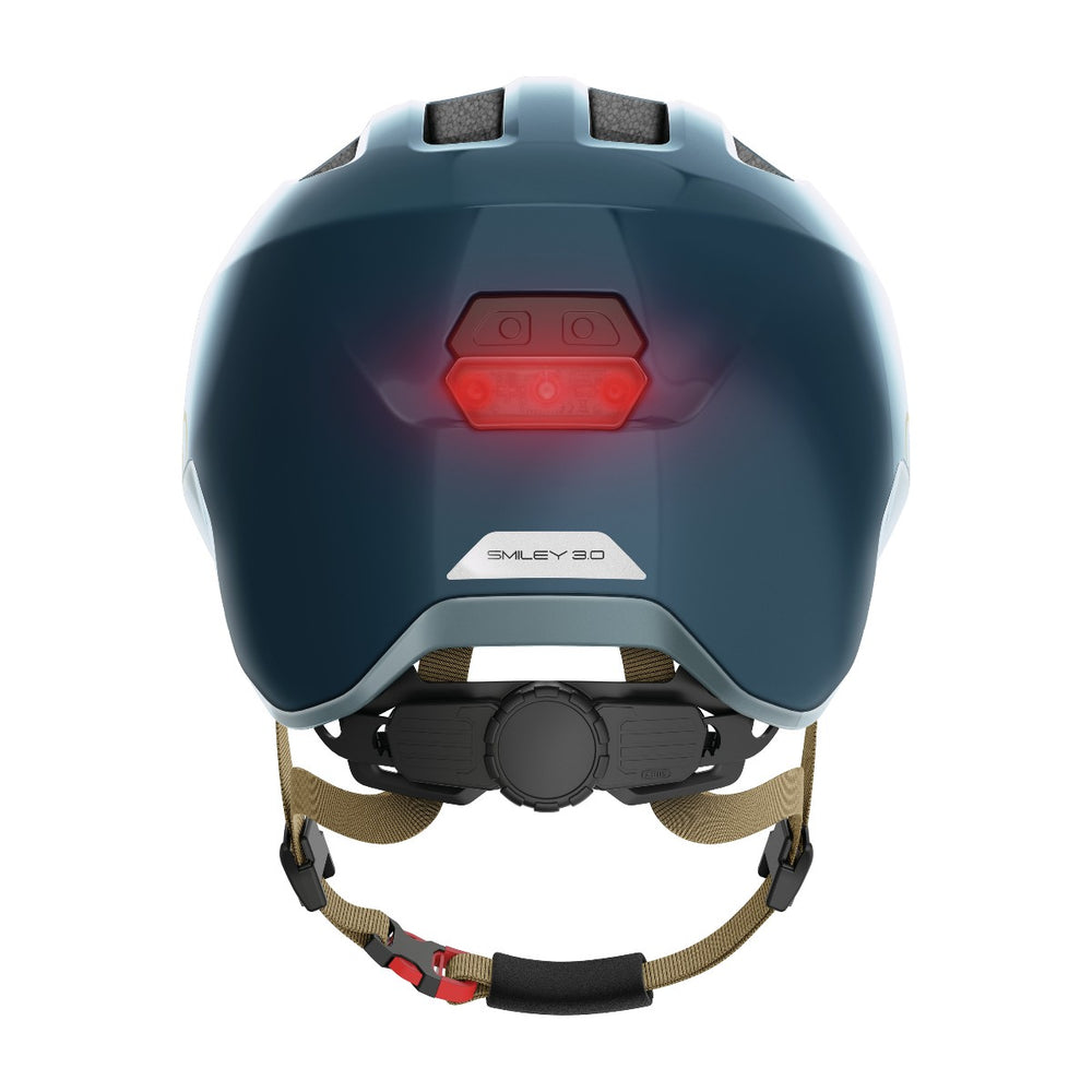 Casque vélo enfant Abus Smiley 3.0 ACE LED Royal Blue