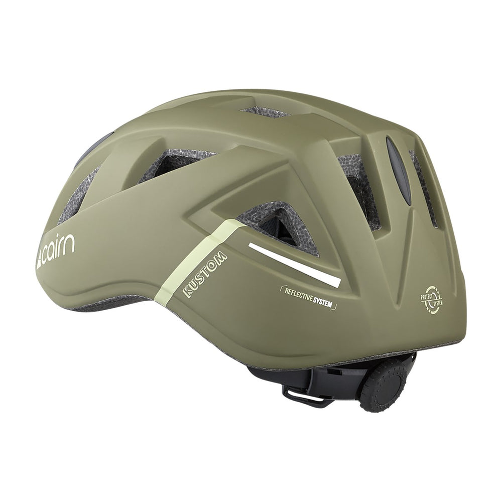 Casque vélo enfant Cairn Kustom Mat Olive vue 2