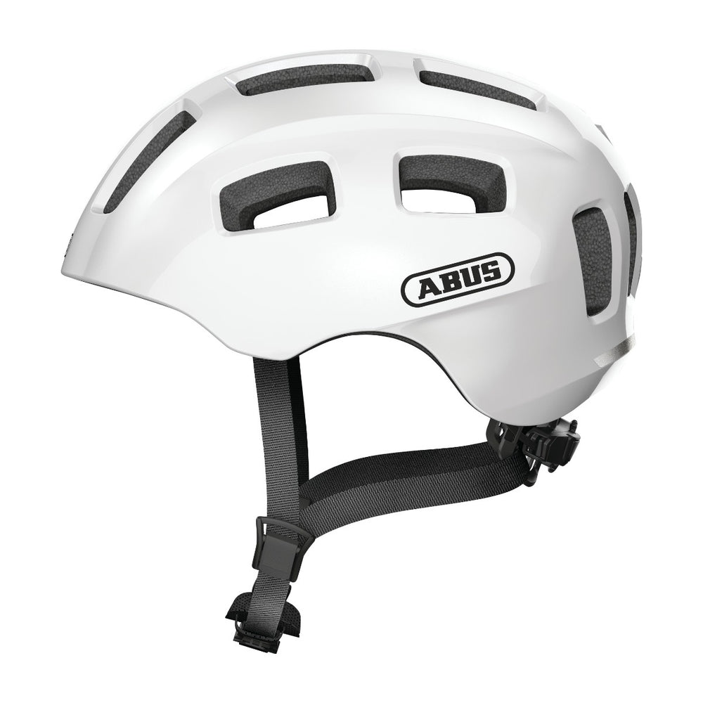 Casque vélo enfant et ado Abus Youn-I 2.0 Pearl White