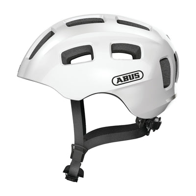 Casque vélo enfant et ado Abus Youn-I 2.0 Pearl White