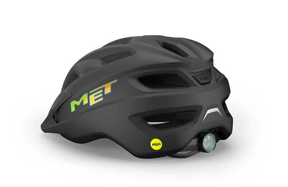 Casque vélo enfant MET - Crackerjack Mips coloris Noir Mat vue -back