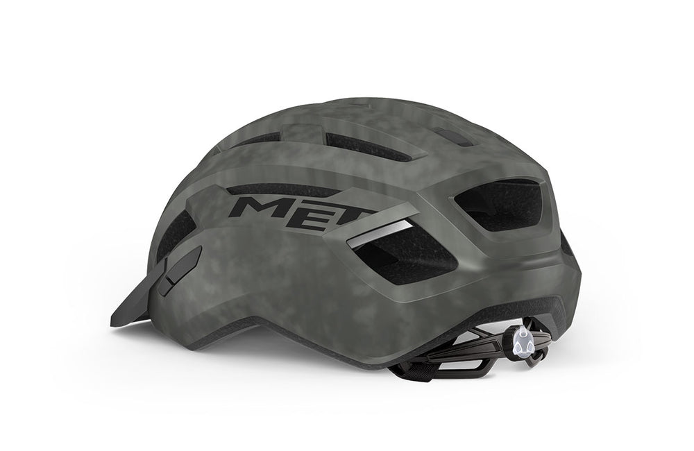 Casque vélo MET - Allroad coloris Titane Mat vue -back