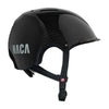 Casque vélo NACA Carbone Candy noir, vue de profil