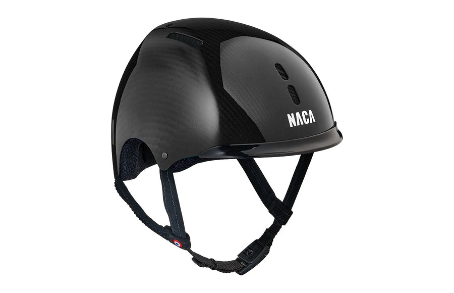 Casque vélo NACA Carbone Candy noir, calotte en fibres de carbone
