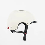 Casque vélo NACA Durgiten LED beige, vue de profil