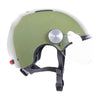 Casque vélo NACA Durgiten LED Écran kaki, vue de profil