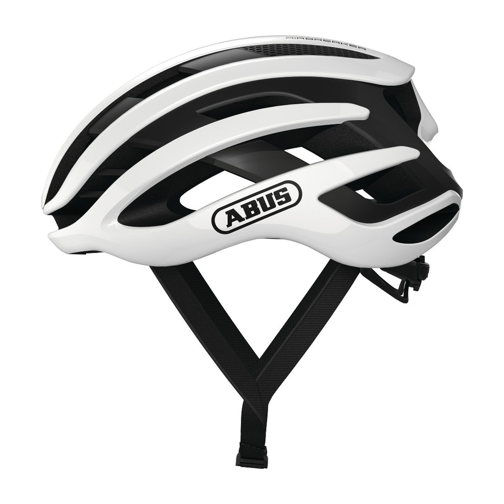 Casque vélo route Abus AirBreaker Polar White