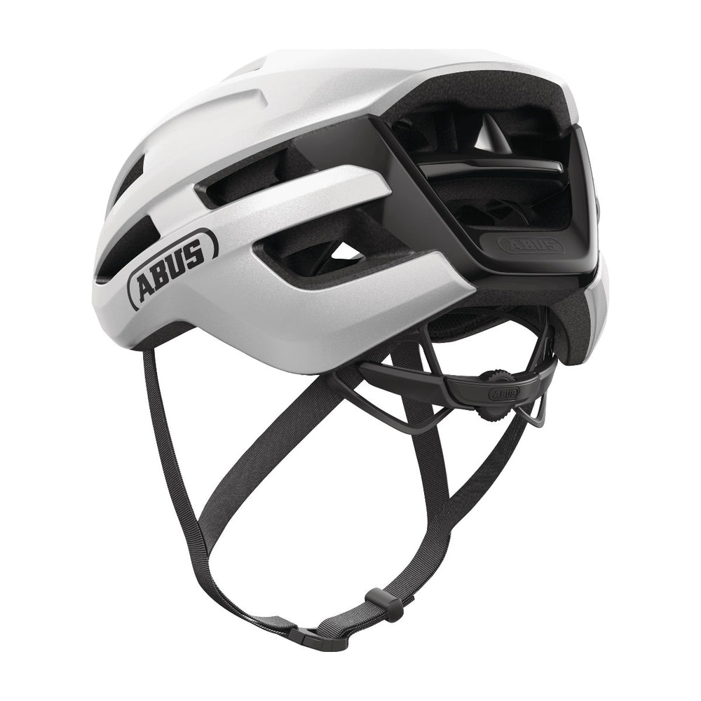 Casque vélo route Abus PowerDome Gleam Silver