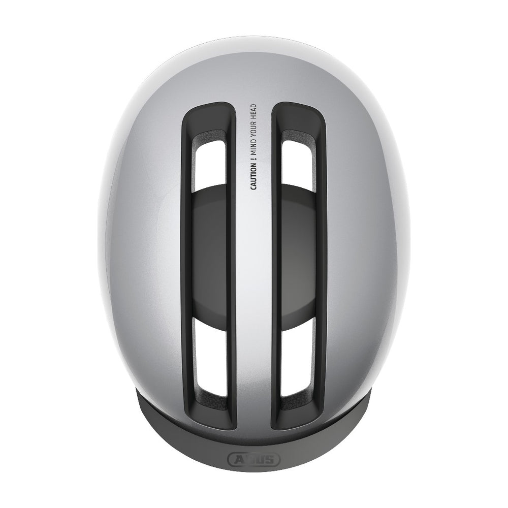 Casque vélo urbain Abus HUD-Y Gleam Silver