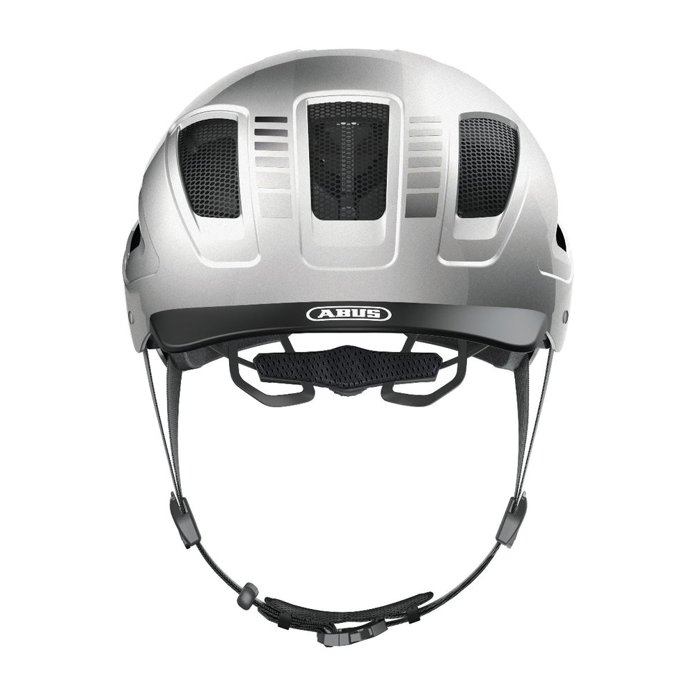 Casque vélo urbain Abus Hyban 2.0 Signal Silver