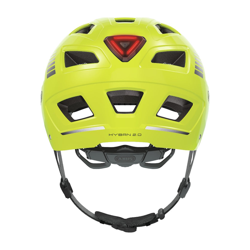 Casque vélo urbain Abus Hyban 2.0 Signal Yellow