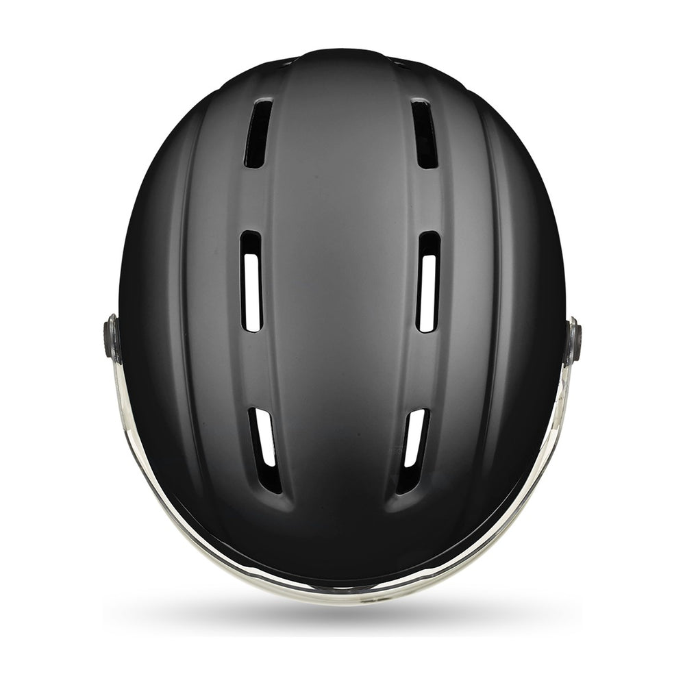 Casque vélo urbain Cairn Fuse Visor Mat Metallic Black vue 3