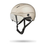 Casque vélo urbain Cairn Fuse Visor Mat Metallic Cream