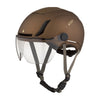 Casque vélo urbain Cairn Graphit Visor Pro Mat Metallic Chocolate