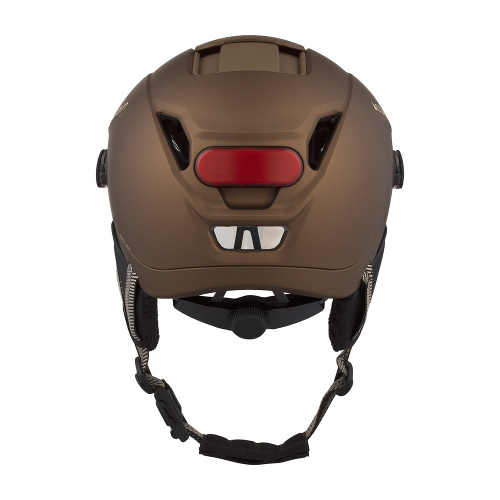 Casque vélo urbain Cairn Graphit Visor Pro Mat Metallic Chocolate vue 8