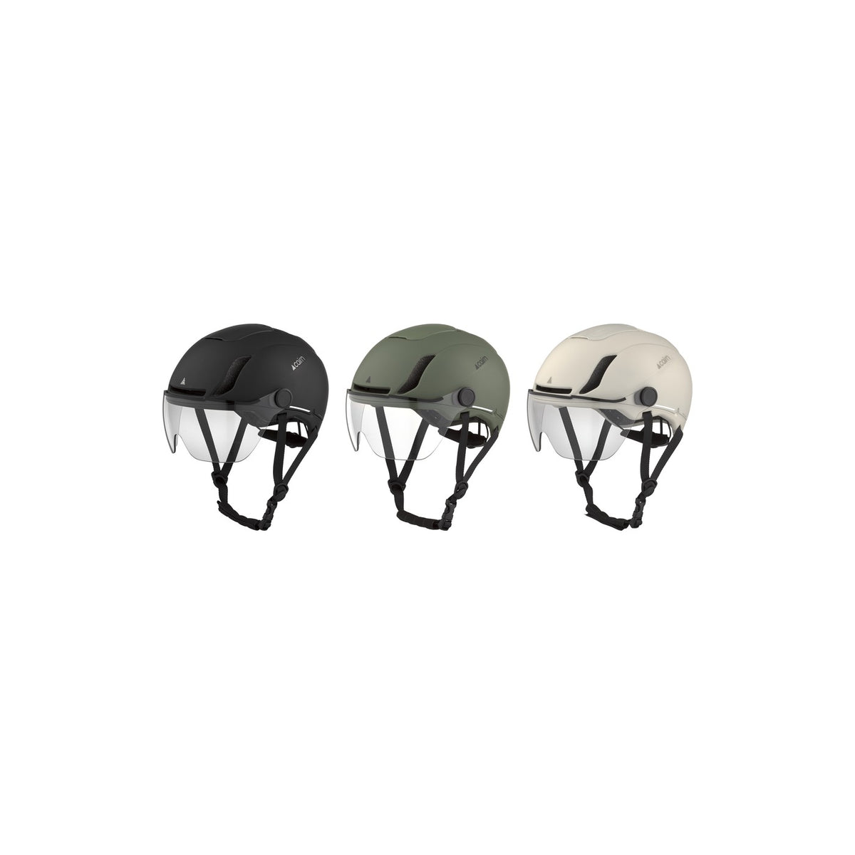 Casque vélo urbain Cairn Graphit Visor Pure coloris